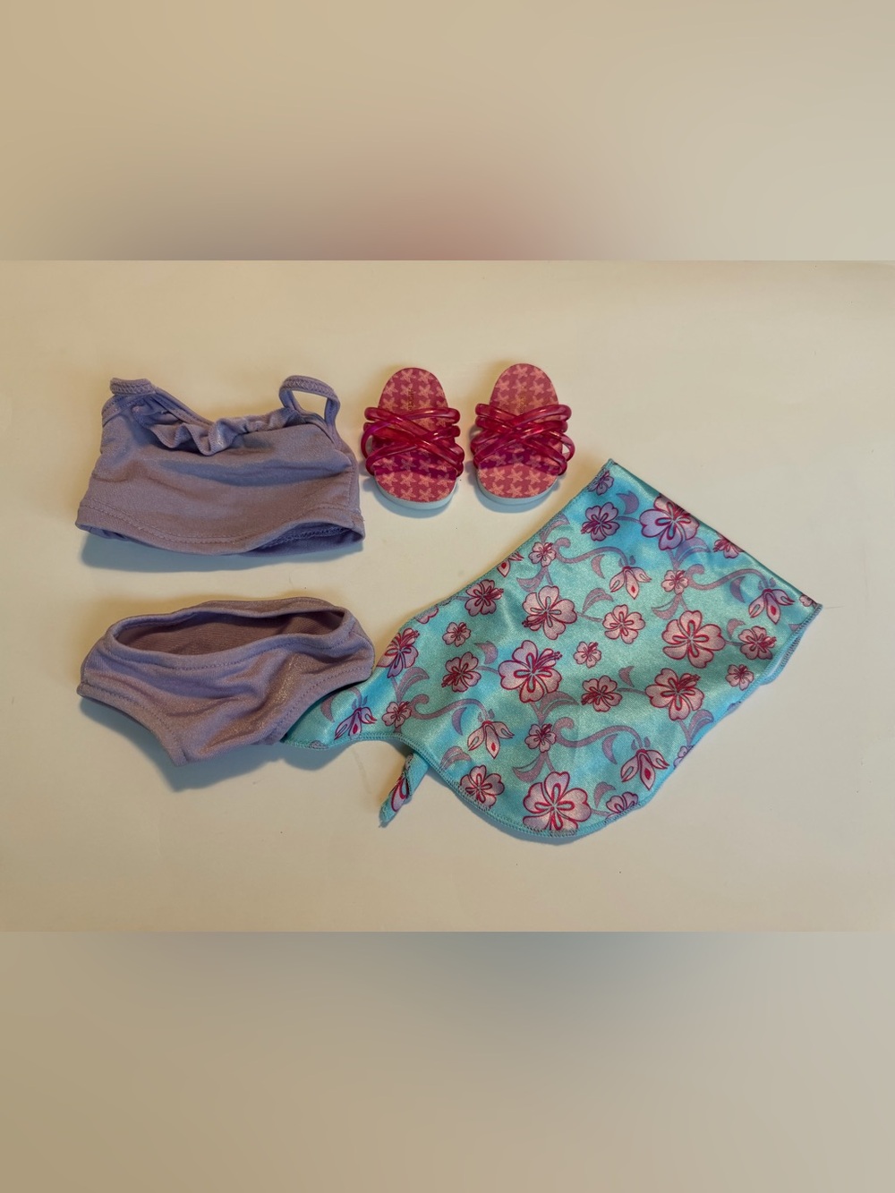 3/$45 American Girl AGOT Ruffled Tankini Outfit